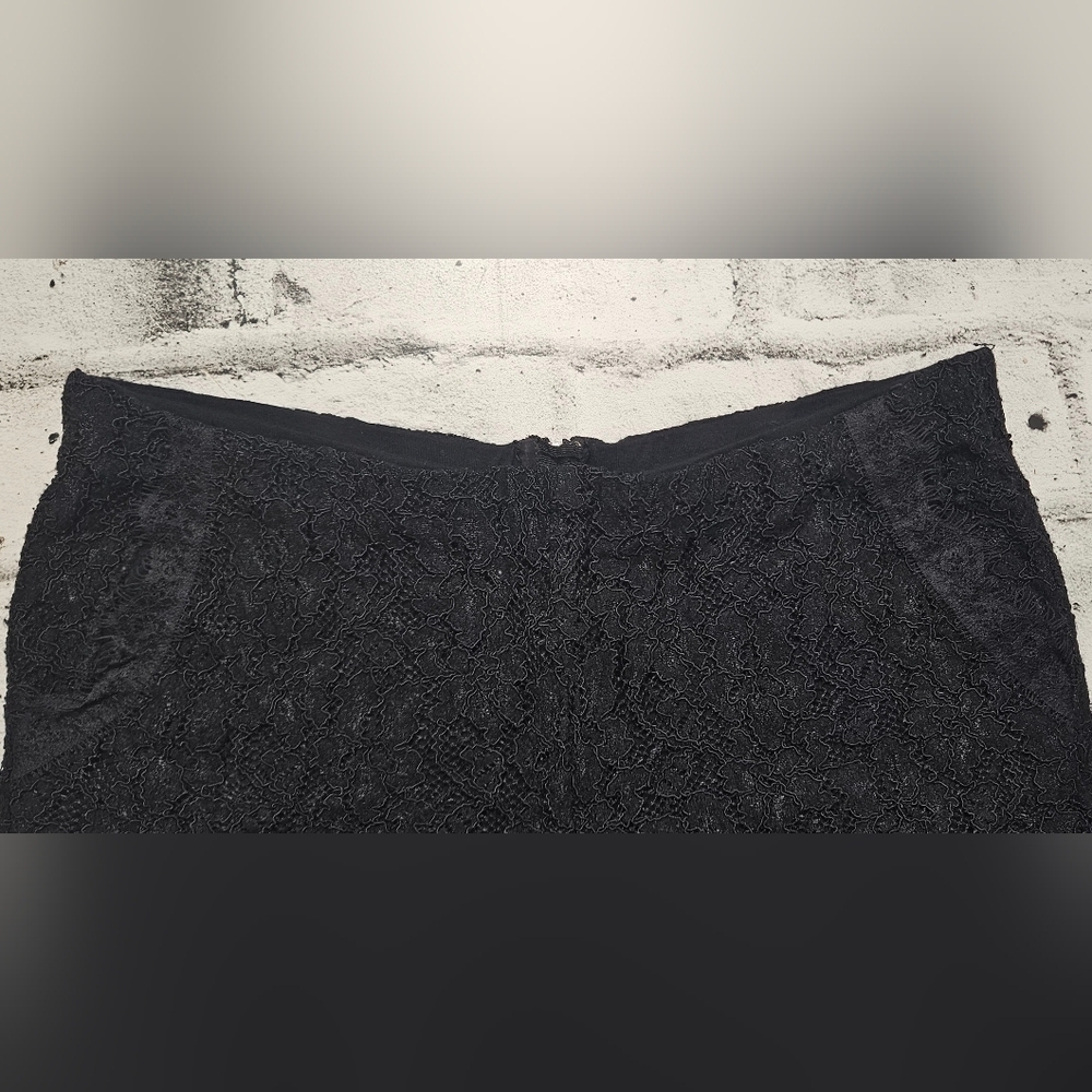 Wilfred Jules Black Lace High Rise Shorts Scalloped Hem Size 6 - Picture 5 of 11